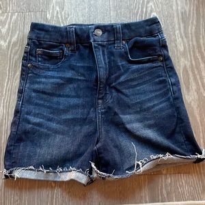 American Eagle curvy super high rise shortie size 0